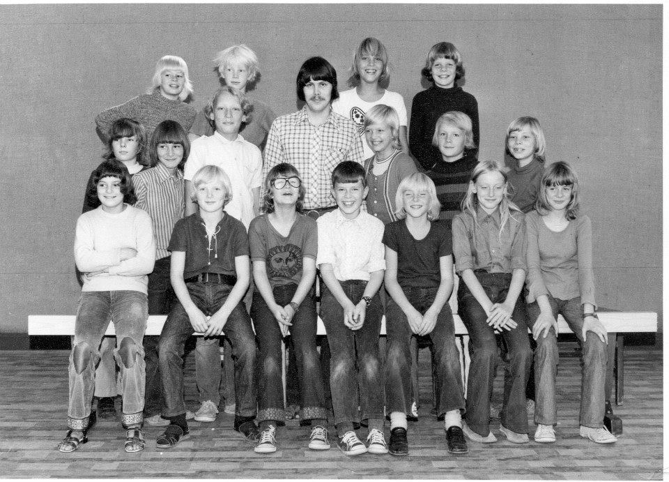 Jyderup Realskoles 5. klasse 1974